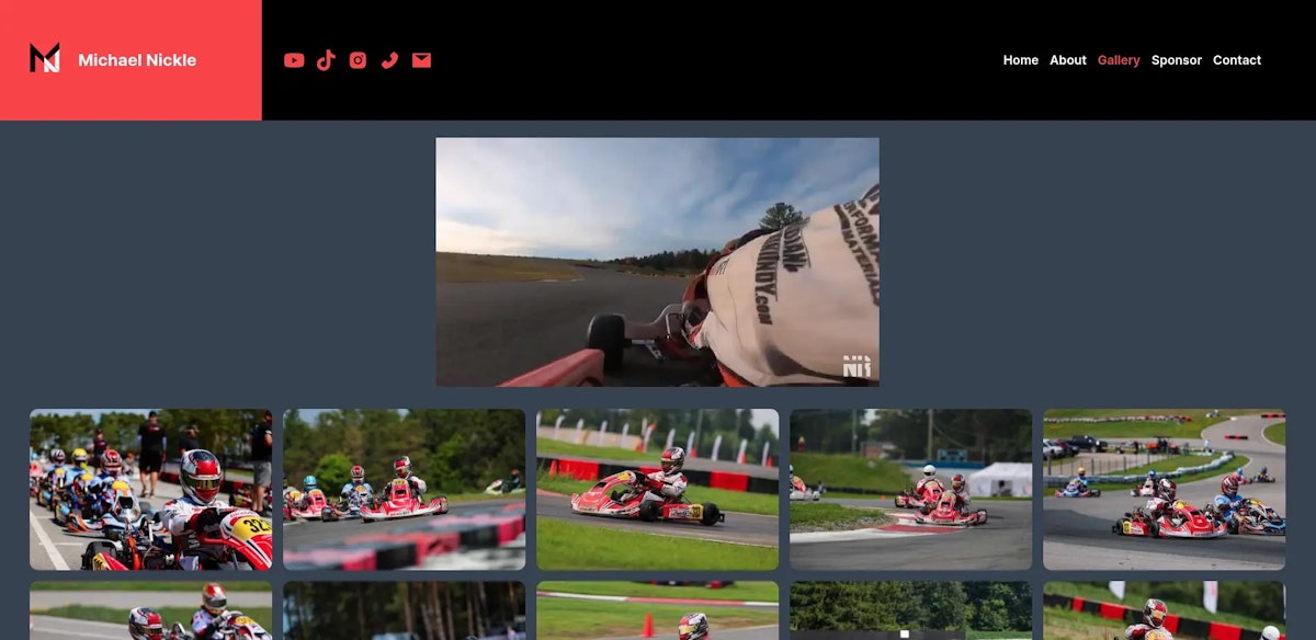 Web Development Hamilton Portfolio Item Image | Michael Nickle Racing